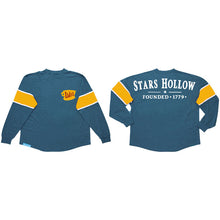 Load image into Gallery viewer, Gilmore Girls Luke's Diner Logo Blue Long-Sleeve Spirit Shirt