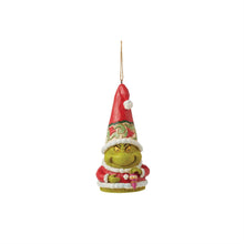 Load image into Gallery viewer, Grinch Gnome Hand Clenched Ornament