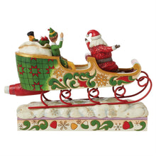Load image into Gallery viewer, Buddy Elf with Santa in Sleigh