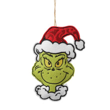 Load image into Gallery viewer, NEW - Grinch Naughty/Nice Felt Orn