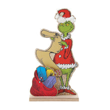 Load image into Gallery viewer, NEW - Grinch and List Table Sitter