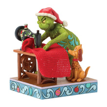 Load image into Gallery viewer, NEW - Grinch Sewing Santa Suit Fig