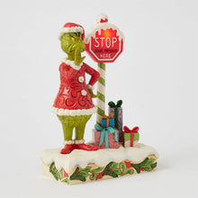 Load image into Gallery viewer, NEW - Grinch by Stop Sign LED Fig
