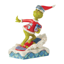 Load image into Gallery viewer, NEW - Grinch Snowboarding Fig