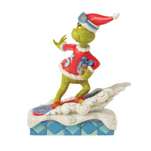Load image into Gallery viewer, NEW - Grinch Snowboarding Fig