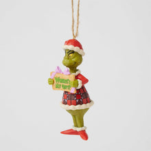 Load image into Gallery viewer, NEW Grinch Message Ornament