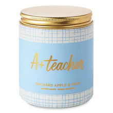 Load image into Gallery viewer, A+ Teacher Orchard Apple and Pear Scented Jar Candle