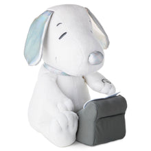 Load image into Gallery viewer, NEW- Peanuts® 75th Anniversary Snoopy With Typewriter Musical Plush With Motion, 10"