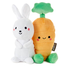Load image into Gallery viewer, Better Together Bunny and Carrot Magnetic Plush Pair, 8"