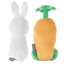 Load image into Gallery viewer, Better Together Bunny and Carrot Magnetic Plush Pair, 8"