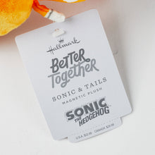 Load image into Gallery viewer, NEW -Better Together SEGA Sonic the Hedgehog™ and Tails Magnetic Plush Pair, 5.2"
