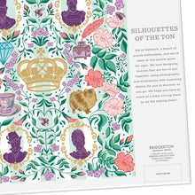 Load image into Gallery viewer, Bridgerton Ton Silhouettes on Floral 1000-Piece Jigsaw Puzzle