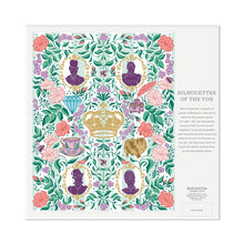 Load image into Gallery viewer, Bridgerton Ton Silhouettes on Floral 1000-Piece Jigsaw Puzzle