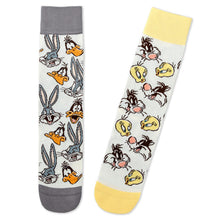 Load image into Gallery viewer, Bugs, Daffy, Tweety and Sylvester Novelty Crew Socks