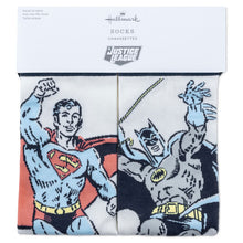 Load image into Gallery viewer, DC™ Superman™ and Batman™ Novelty Crew Socks