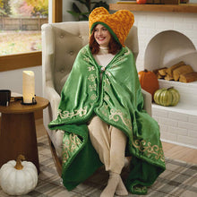Load image into Gallery viewer, Disney Hocus Pocus Winifred Sanderson Hooded Blanket, 74x52