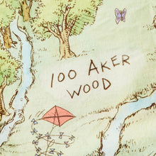 Load image into Gallery viewer, Disney Winnie the Pooh Hundred Acre Wood Map Throw Blanket, 60x52