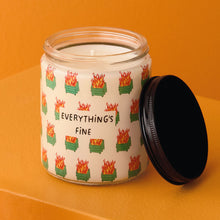 Load image into Gallery viewer, Dumpster Fire Everything's Fine Scented Single-Wick Jar Candle, 7 oz.