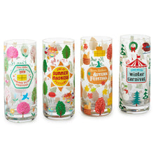 Load image into Gallery viewer, NEW - Gilmore Girls Seasons of Stars Hollow Drinking Glasses, Set of 4