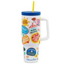 Load image into Gallery viewer, Gilmore Girls Stars Hollow Town Festivals Insulated Travel Cup 40oz
