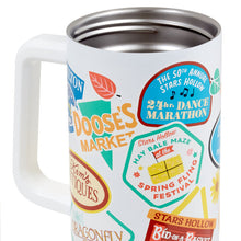 Load image into Gallery viewer, Gilmore Girls Stars Hollow Town Festivals Insulated Travel Cup 40oz