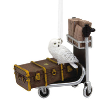 Load image into Gallery viewer, Harry Potter™ Luggage Trolley With Hedwig™ Hallmark Ornament