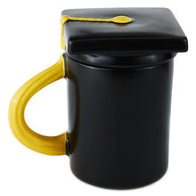 Load image into Gallery viewer, Hats Off Grad Sculpted Mug With Grad Cap Lid 15oz
