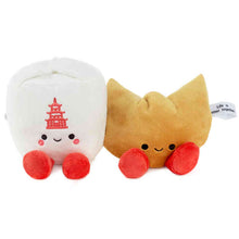 Load image into Gallery viewer, NEW - Better Together Takeout Box and Fortune Cookie Magnetic Plush Pair, 5"