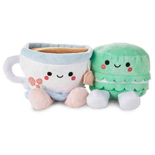 Load image into Gallery viewer, NEW - Better Together Teacup and Macaron Cookie Magnetic Plush Pair, 3.5"