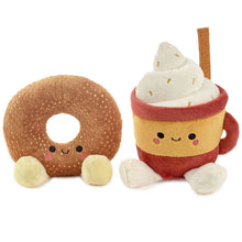 Load image into Gallery viewer, NEW - Better Together Doughnut and Latte Magnetic Plush, 7"