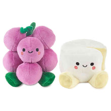 Load image into Gallery viewer, Better Together Grapes and Cheese Magnetic Plush, 5.75"