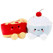 Load image into Gallery viewer, NEW - Better Together Cherry Pie and Ice Cream Magnetic Plush Pair, 5"