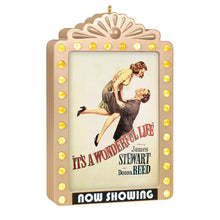 Load image into Gallery viewer, It's a Wonderful Life 80th Anniversary Now Showing Ornament With Light