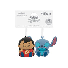 Load image into Gallery viewer, Better Together Disney Lilo & Stitch Magnetic Hallmark Ornaments, Set of 2