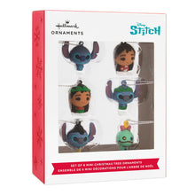Load image into Gallery viewer, Mini Disney Lilo & Stitch Shatterproof Hallmark Ornaments, Set of 6