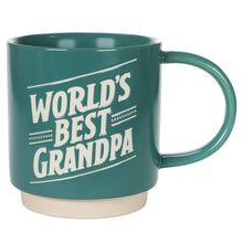 Load image into Gallery viewer, World's Best Grandpa Teal Mug, 16 oz.