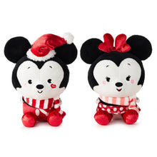 Load image into Gallery viewer, Hallmark + Disney Holiday Ever After Mickey and Minnie Magnetic Plush Pair, 4.5" H