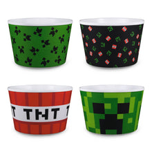 Load image into Gallery viewer, NEW -Minecraft Popcorn Bowls, Set of 4