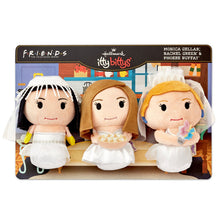 Load image into Gallery viewer, itty bittys® Friends Monica, Rachel and Phoebe in Wedding Dresses Plush, Set of 3