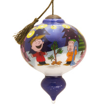 Load image into Gallery viewer, Peanuts® Ne'Qwa Art® A Charlie Brown Christmas Hand-Painted Glass Hallmark Ornament