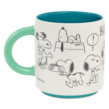 Load image into Gallery viewer, NEW-Peanuts® 75th Anniversary Snoopy Through the Decades Mug, 17.5 oz.