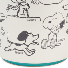 Load image into Gallery viewer, NEW-Peanuts® 75th Anniversary Snoopy Through the Decades Mug, 17.5 oz.