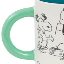 Load image into Gallery viewer, NEW-Peanuts® 75th Anniversary Snoopy Through the Decades Mug, 17.5 oz.