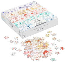 Load image into Gallery viewer, NEW-Peanuts® 75th Anniversary Through the Years 1000-Piece Jigsaw Puzzle