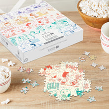 Load image into Gallery viewer, NEW-Peanuts® 75th Anniversary Through the Years 1000-Piece Jigsaw Puzzle