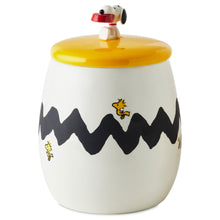 Load image into Gallery viewer, NEW- Peanuts® Snoopy and Woodstock Cookie Jar With Sound, 10"