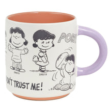 Load image into Gallery viewer, NEW-Peanuts® 75th Anniversary Lucy Through the Decades Mug, 17.5 oz.