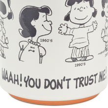 Load image into Gallery viewer, NEW-Peanuts® 75th Anniversary Lucy Through the Decades Mug, 17.5 oz.