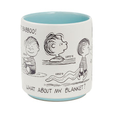 Load image into Gallery viewer, NEW-Peanuts® 75th Anniversary Linus Through the Decades Mug, 17.5 oz.