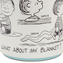 Load image into Gallery viewer, NEW-Peanuts® 75th Anniversary Linus Through the Decades Mug, 17.5 oz.